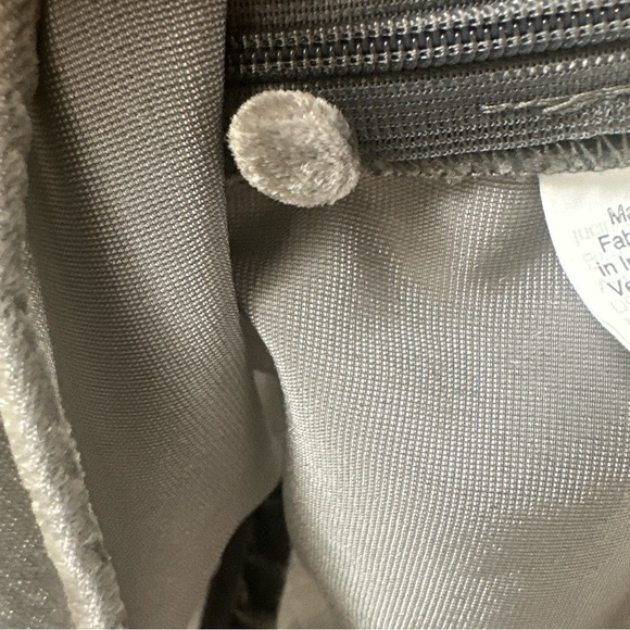 MADEWELL SHIMMERY SILVER-GRAY VELVET V-NECK BLOUSE  Size 8 NWT - Picture 9 of 11